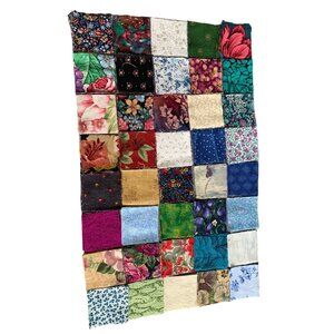 160 Precut 2" Cotton Fabric Squares Floral Pattern Designs Quilting Crafting